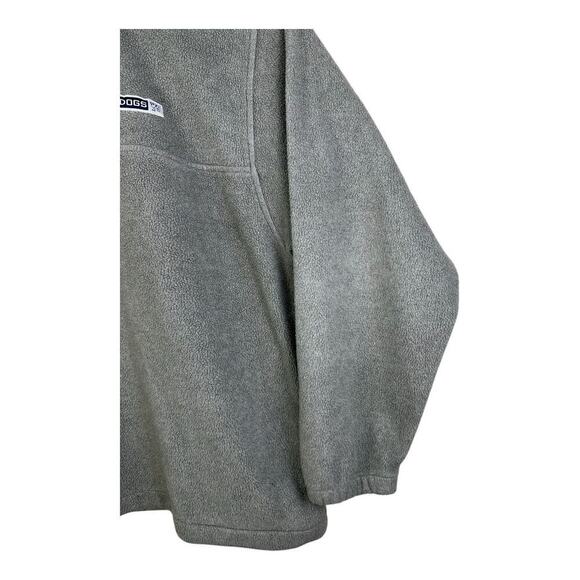 Big Dogs Men's Size 2XL Gray Polar Dogs Quarter-Zip Fleece Jacket - Picture 4 of 12